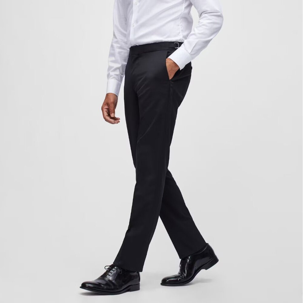 Bonobos Jetsetter Stretch Italian Wool Tuxedo Pant, Tailored